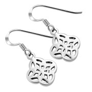 Celtic Plain Sterling Silver Earrings, ep357